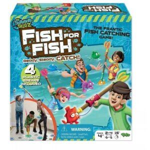 Survival Skillz Fish For Fish Game With 4 Plastic Spears - Ages 4+